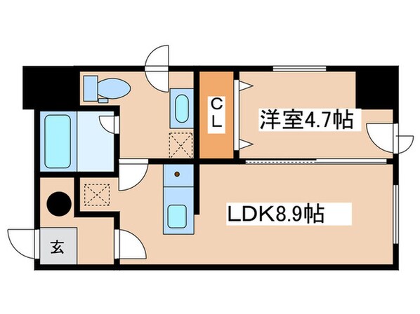 ルラシオン札幌駅前の物件間取画像